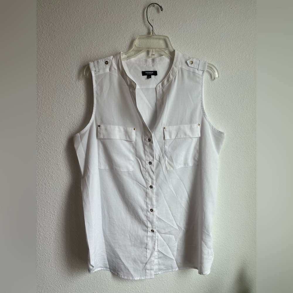 Premise Studio Large White Blouse
